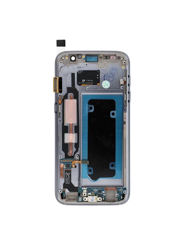 FixCell wyświetlacz LCD do SAMSUNG S7 z ramką czarny (odnowiony)