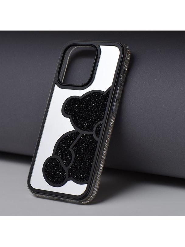 Futerał TEDDY BEAR do IPHONE 13 MINI czarny