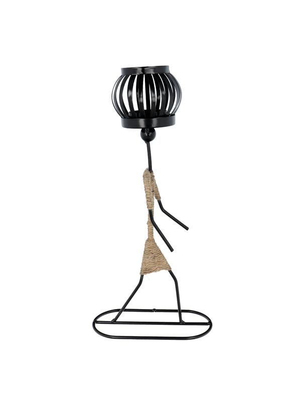 Świecznik dekoracyjny metalowy ART DECO Africa wzór B IALC-1