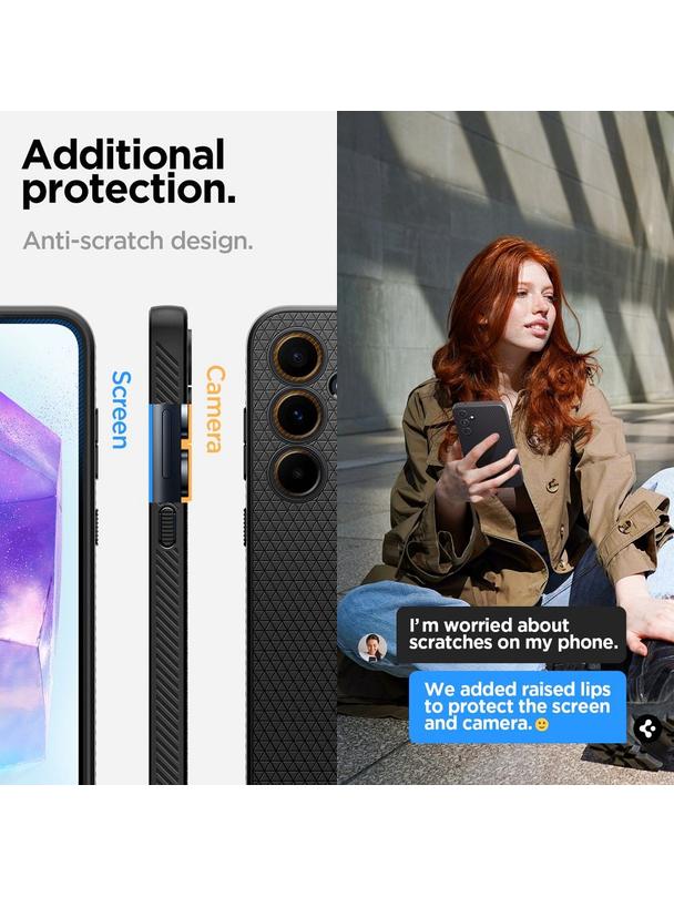 SPIGEN futerał LIQUID AIR do SAMSUNG A55 5G matte black