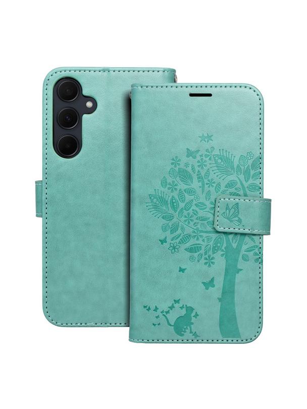 Kabura MEZZO Book do SAMSUNG A35 5G drzewo zielony