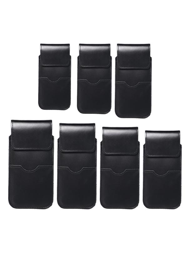 Skórzany futerał uniwersalny / wsuwka z klapką - ROYAL / czarny - Rozmiar 3XL - HUAWEI MATE 20X