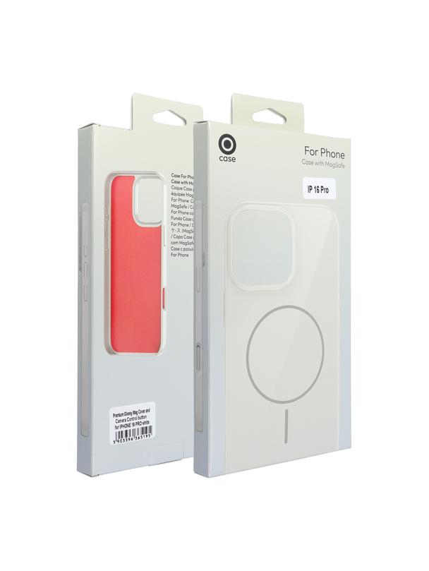 Glossy Mag Cover kompatybilny z MagSafe pasuje do IPHONE 17 Air biały