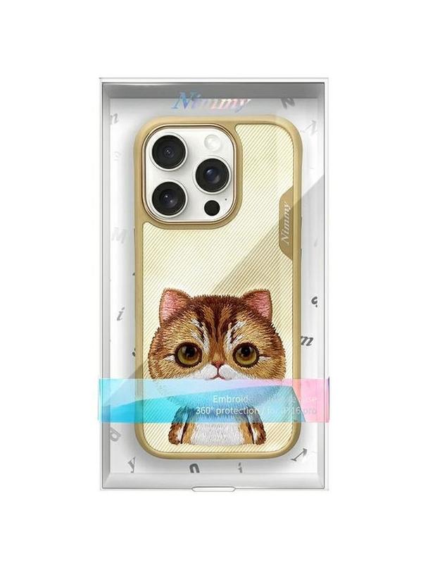 NIMMY futerał BIG EYED PET 2.0 Cat do IPHONE 16 Pro khaki
