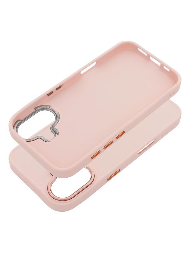 Futerał FRAME do IPHONE 16 pudrowy róż