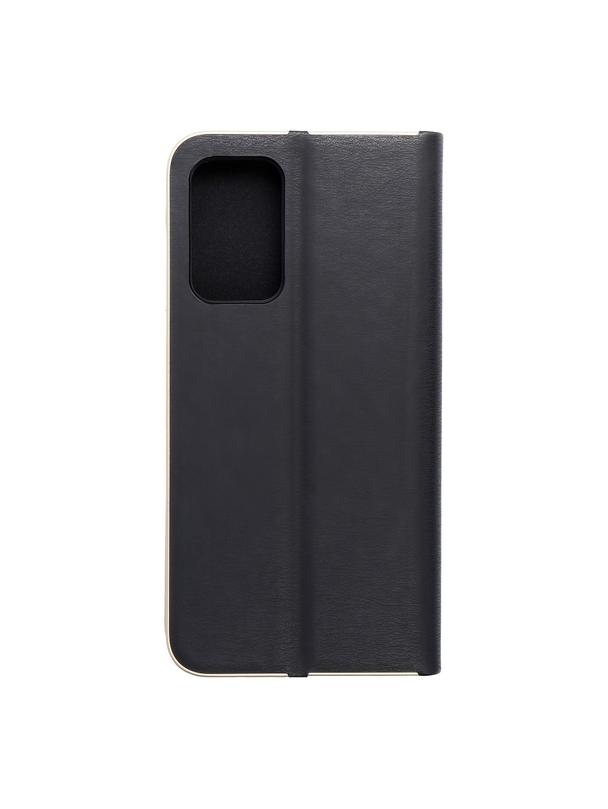 Kabura LUNA Book Gold do SAMSUNG A52 5G / A52 LTE ( 4G ) / A52s 5G czarny