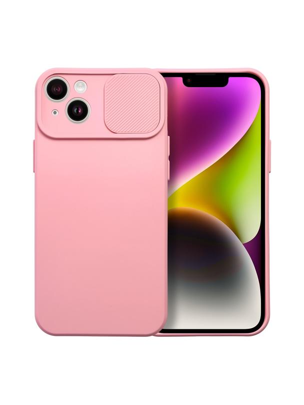 Futerał SLIDE do IPHONE 14 Plus jasnoróżowy