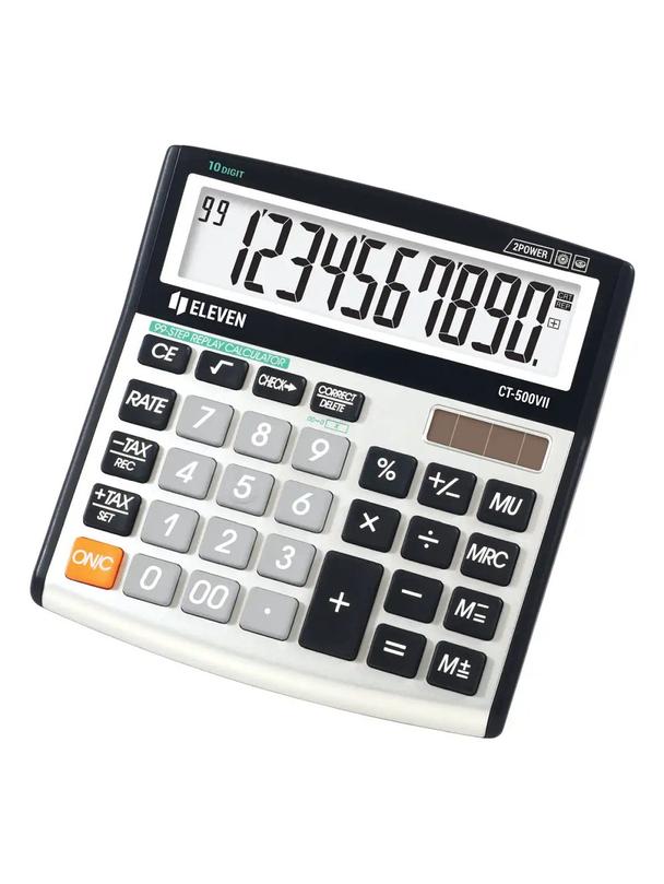ELEVEN kalkulator biurowy CT-500VII biało czarny