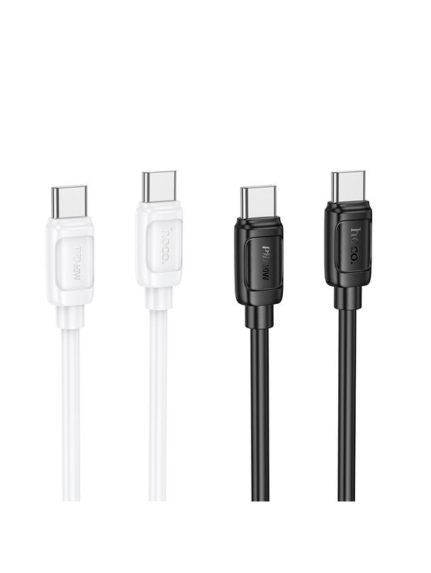 Kabel USB C do USB C Hoco PD 5A 240W 1 m X115 biały