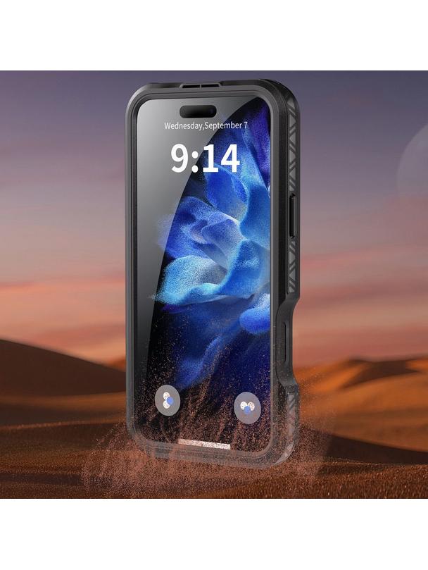 Futerał wodoodporny SHELLBOX GT kompatybilny z MagSafe do IPHONE 16 Plus czarny