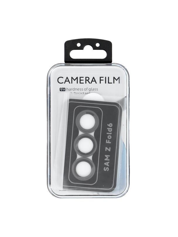 Osłona aparatu PROTECTOR 9H + aplikator do SAMSUNG FOLD 6 czarna