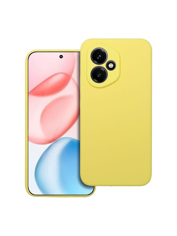 Futerał SILICONE 2mm do HONOR 400 5G żółty
