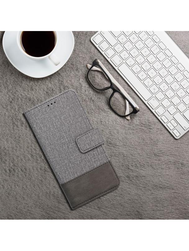 Kabura GOMMA Book do SAMSUNG A51 szary