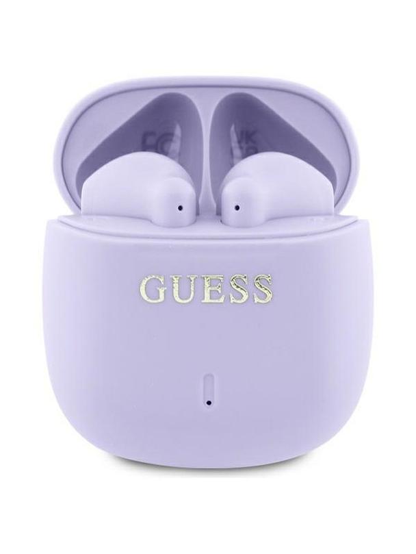 GUESS słuchawki bezprzewodowe bluetooth TWS GUTWSJ14ESGU (Printed Classic Logo) fioletowe