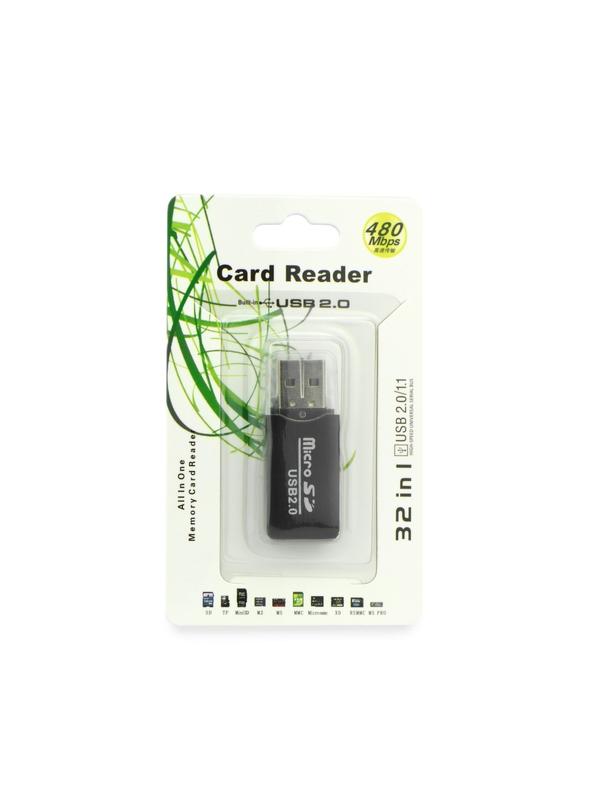 Czytnik kart pamięci USB 2.0 czarny