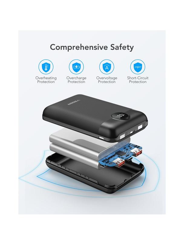 Powerbank Veger S20 (W2053) PD QC3.0 2A 22,5W 20000 mAh czarny