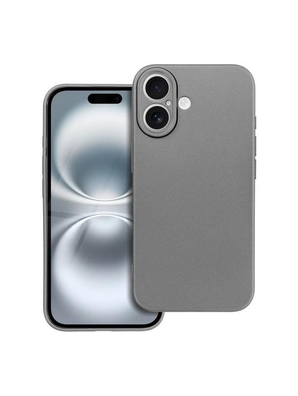 Futerał METALLIC do IPHONE 16 szary