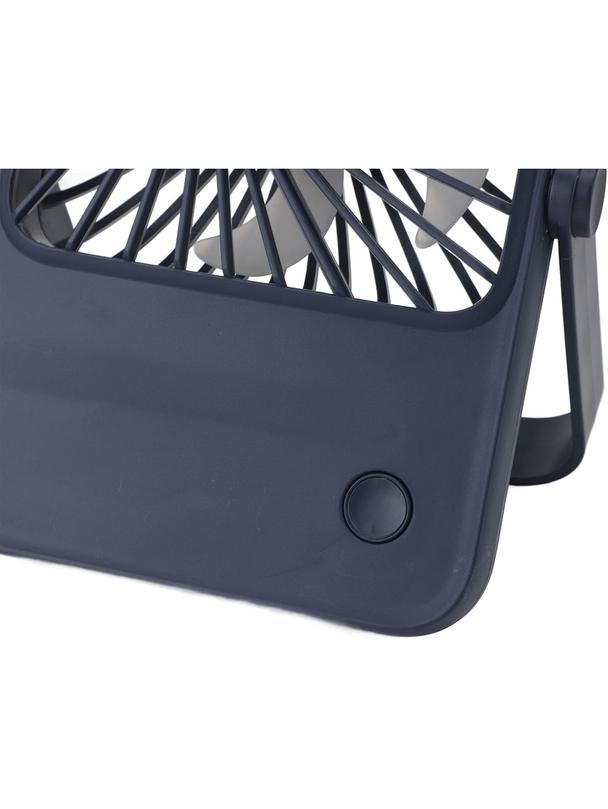 Wentylator / wiatrak biurkowy z regulowaną podstawką HX-122 ciemny niebieski