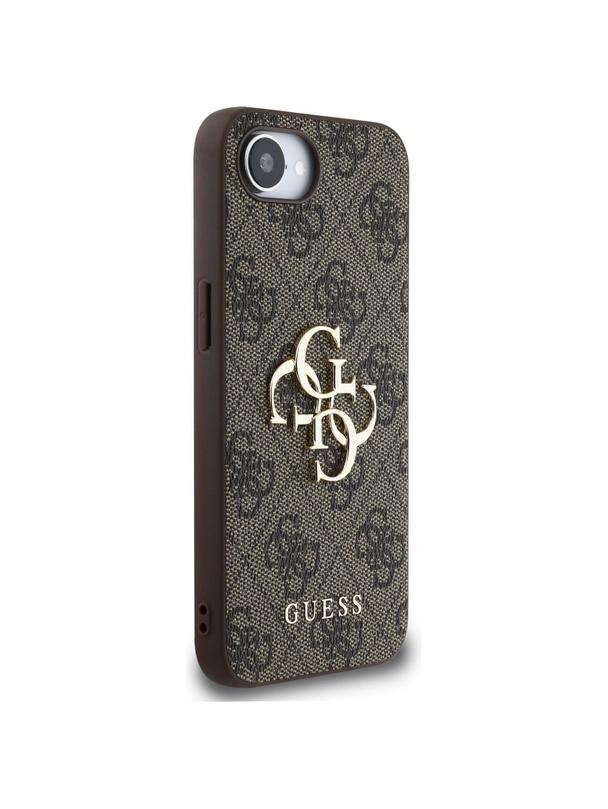 GUESS futerał do IPHONE 16e (SE 4 2025) GUHCPSE44GMGBR (4G PU Big Logo) brązowy