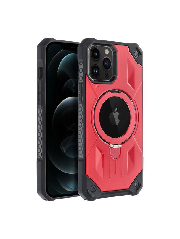Futerał ARMOR MAG COVER kompatybilny z MagSafe do IPHONE 12 Pro Max czerwony