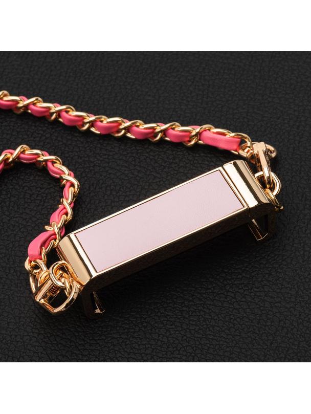 Łańcuch / Smycz z uchwytem GLAMOUR wszystkie modele max 80mm szer. RÓŻOWY