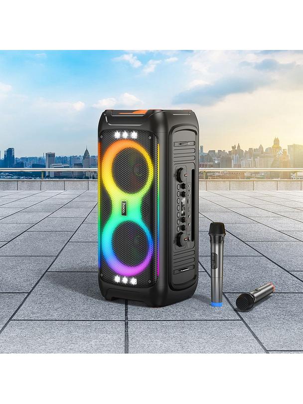 Zestaw do karaoke bluetooth 60W 8h Hoco HA9 czarny