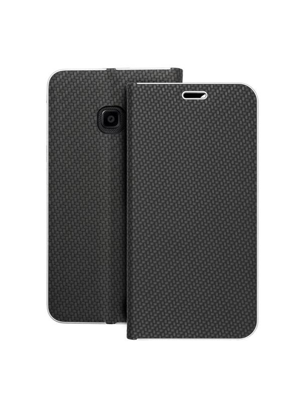 Kabura LUNA Book Carbon do SAMSUNG Xcover 4 czarny