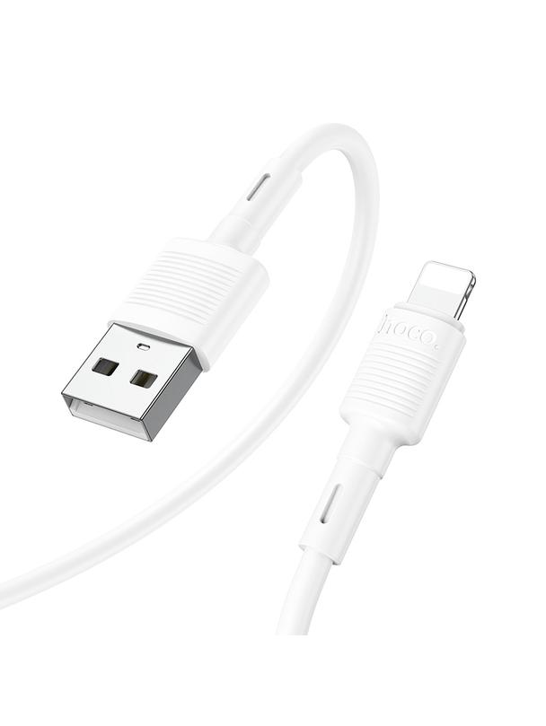 Kabel USB A do Lightning Hoco 2,4A 1 m X83 biały