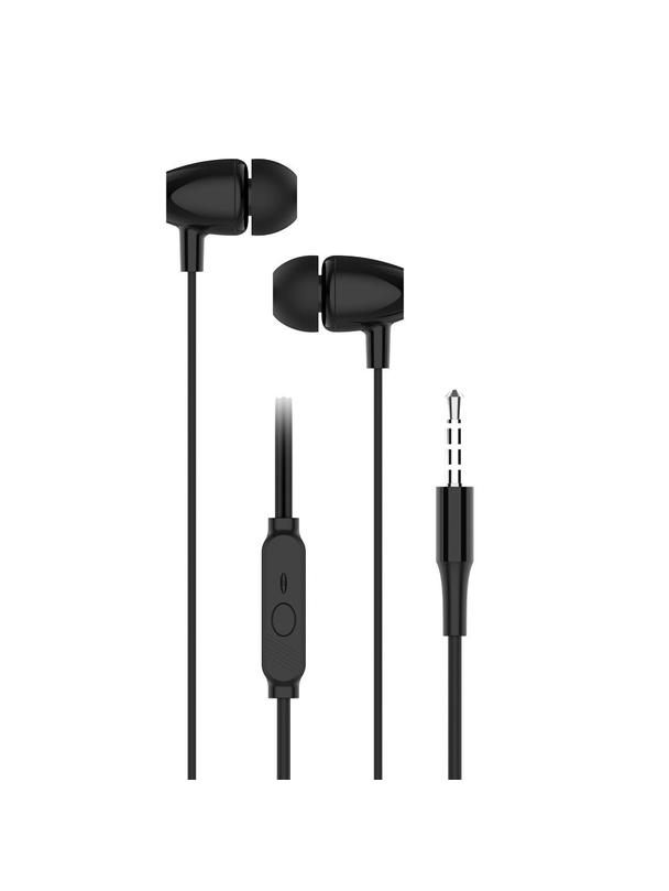 Słuchawki przewodowe douszne Jack 3,5 mm Blue Star PA-E67 1,2 m czarne