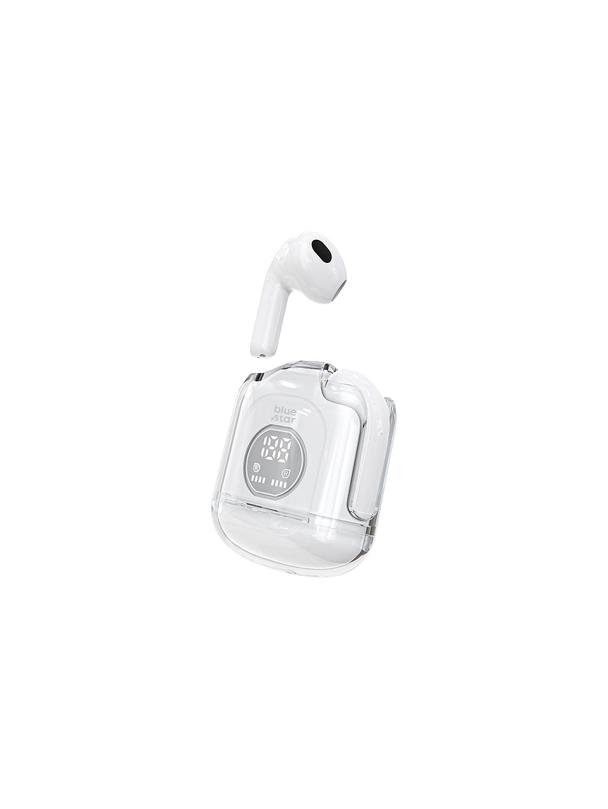 Słuchawki bezprzewodowe douszne Blue Star Transparency Fi22 TWS białe