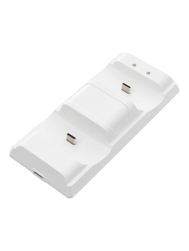 Podwójna stacja ładująca do padów PS5 P201 biała