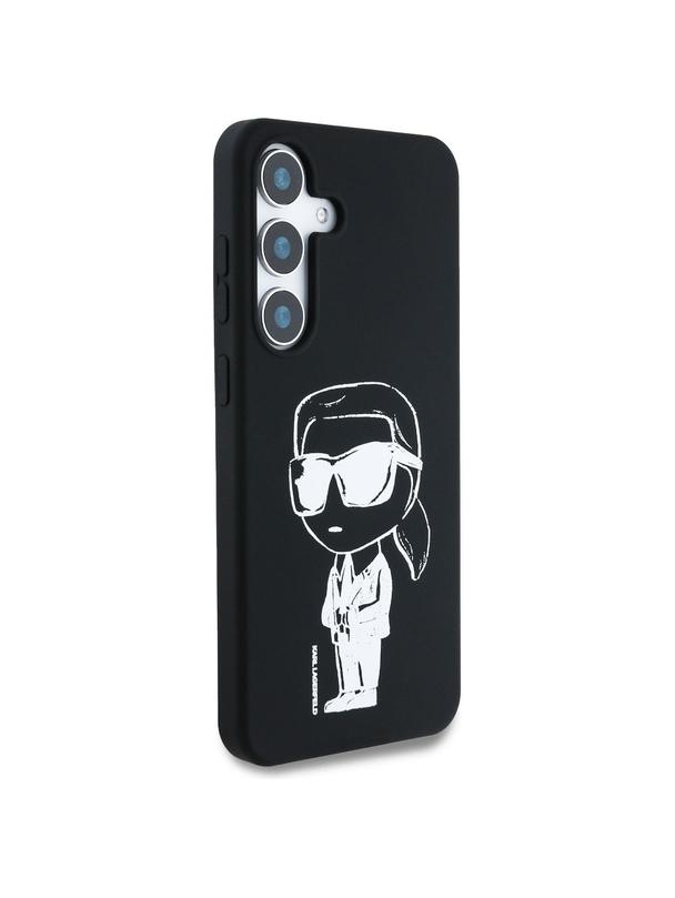 KARL LAGERFELD futerał do SAMSUNG S25 KLHMS25SPNYKGRTK (Magnetic Silicone Graffiti Ikonik) czarny