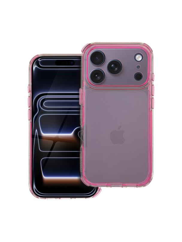 Futerał MATRIX CLEAR do IPHONE 17 Pro pudrowy róż