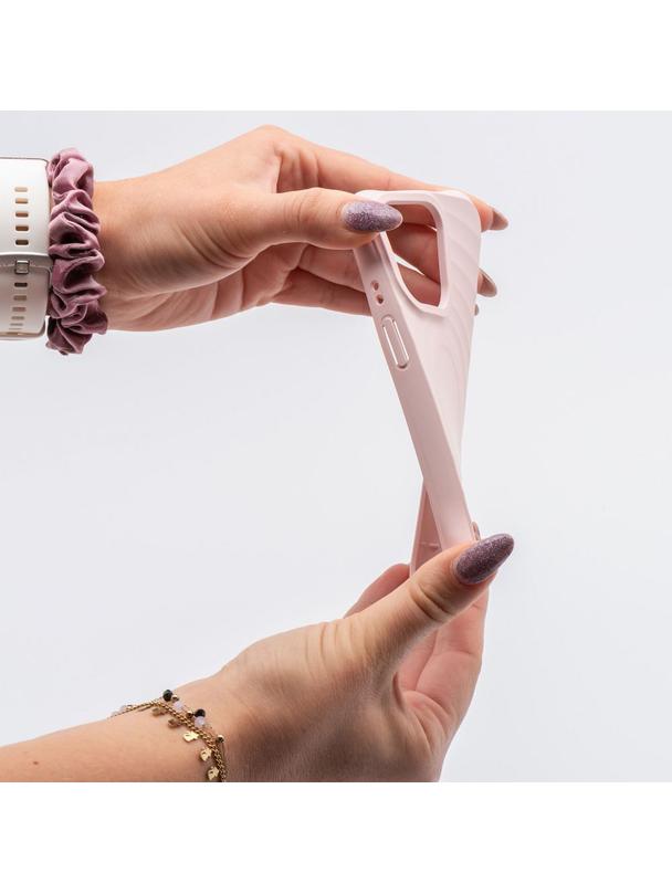 Silicone Zephyr Mag Cover kompatybilny z MagSafe do IPHONE 14 PRO różowy