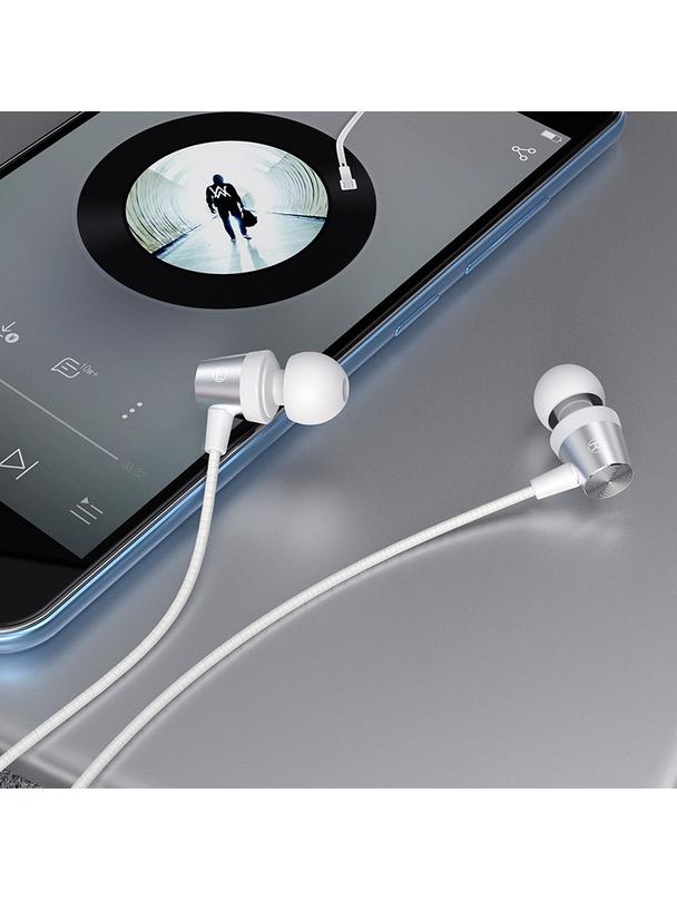 Słuchawki przewodowe douszne Jack 3,5 mm Hoco M79 białe