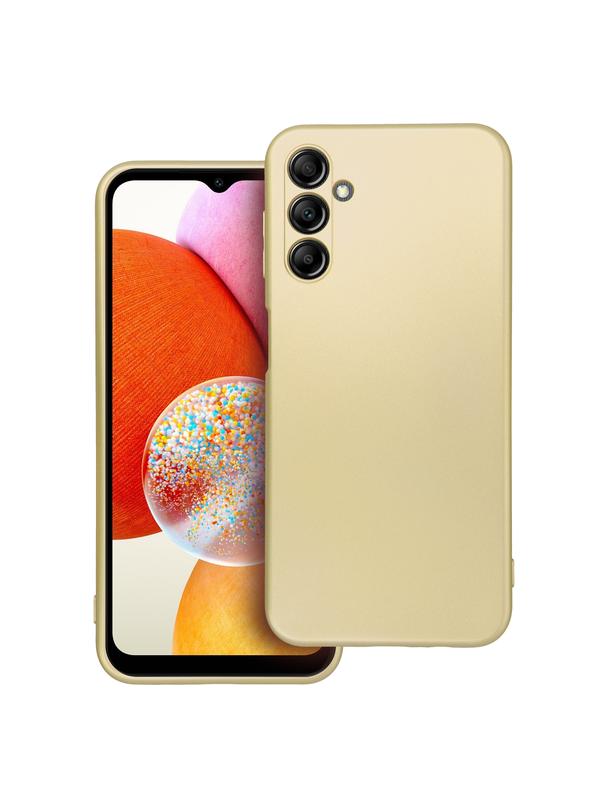 Futerał METALLIC do SAMSUNG A14 5G / A14 4G złoty