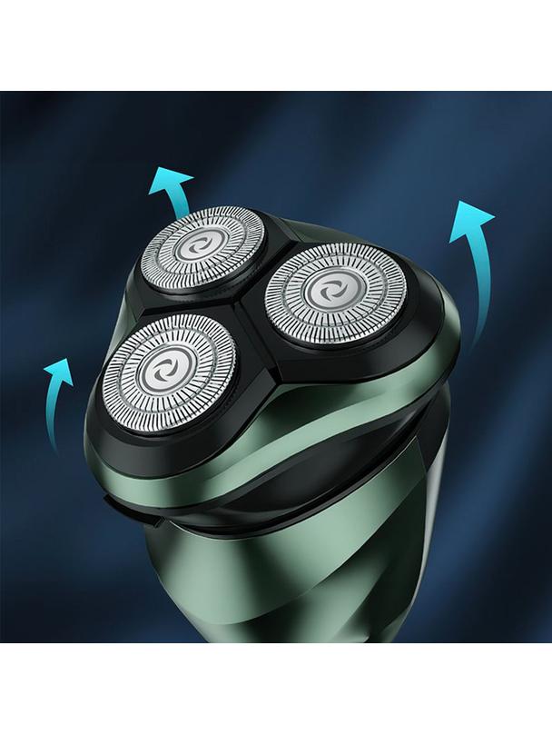 Maszynka do golenia Hoco z trzema ostrzami z wyświetlaczem LED DAR06 zielona