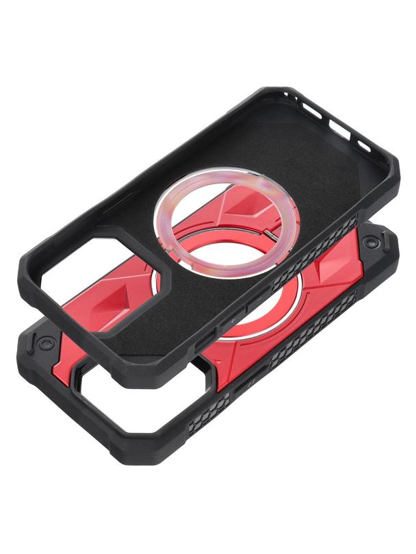 Futerał ARMOR MAG COVER kompatybilny z MagSafe do IPHONE 14 Pro Max czerwony