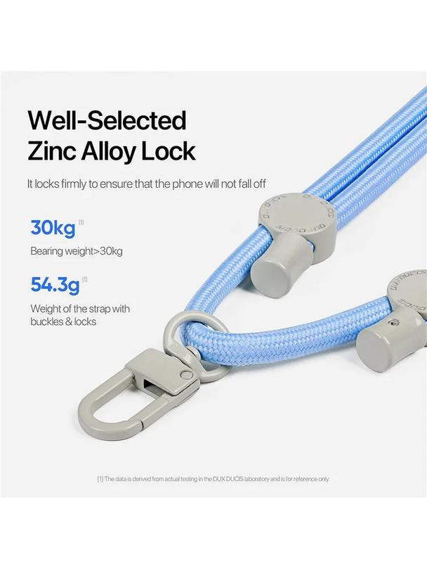 DUX DUCIS Plaz - smycz do telefonu jasno niebieska