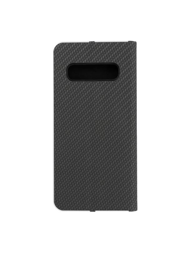 Kabura LUNA Book Carbon do SAMSUNG S10 czarny