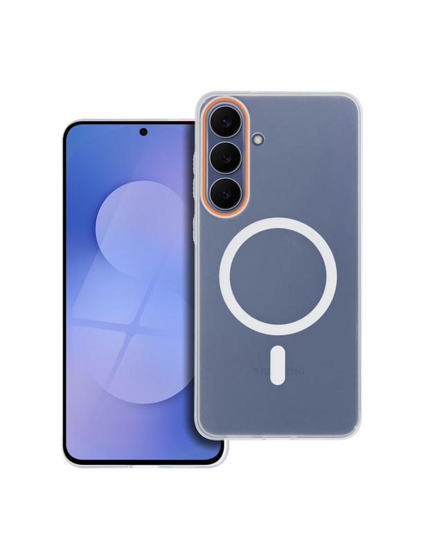 Futerał do Samsung A57 Go Orange zgodny z MagSafe transparentny