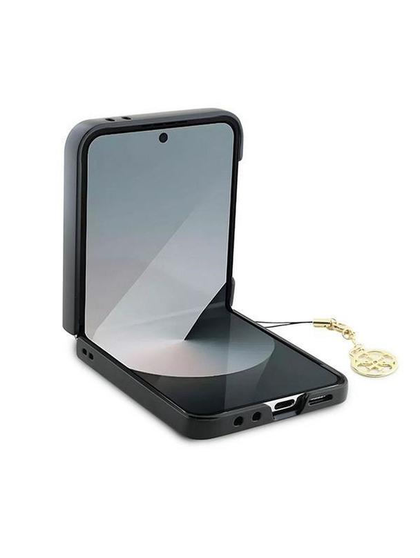 GUESS futerał do SAMSUNG Z Flip 6 GUHCZF6GF4GGR (HC PU 4G Charm) czarny