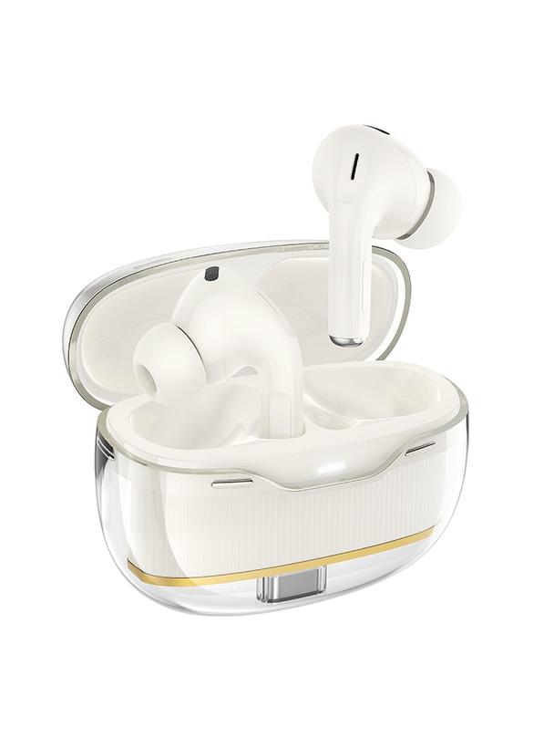 EOL Słuchawki bezprzewodowe douszne Hoco TWS EW54 białe mleczne