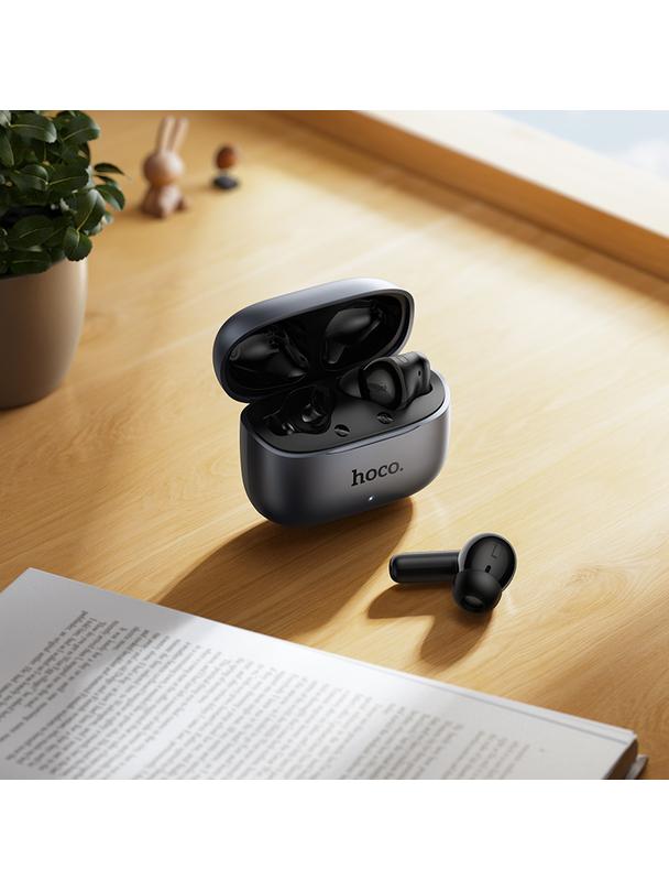 Słuchawki bezprzewodowe douszne Hoco TWS ANC + ENC +AI Translation EQ27 szare
