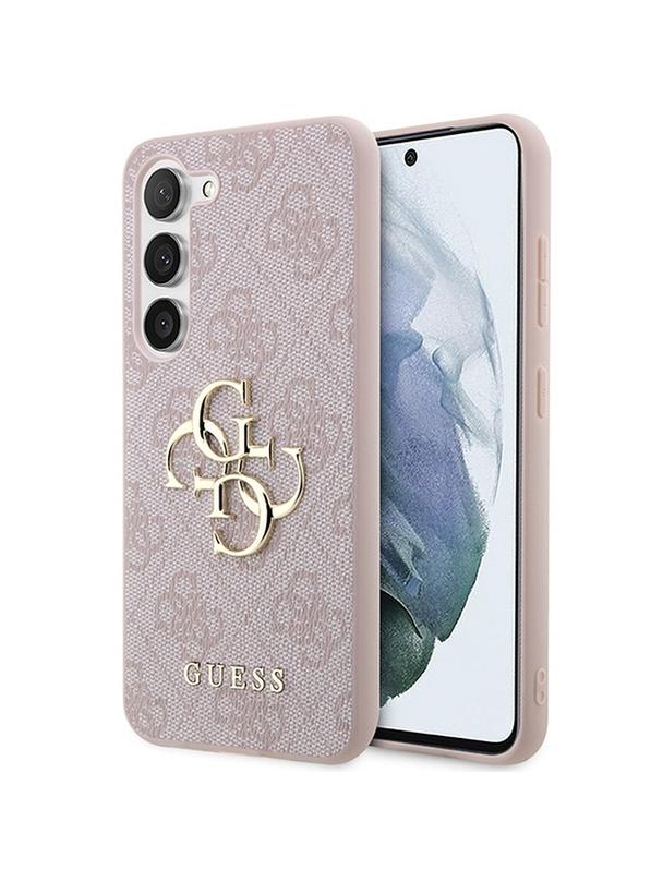 GUESS futerał do SAMSUNG A35 GUHCSA354GMGPI (4G Big Metal Logo) różowy
