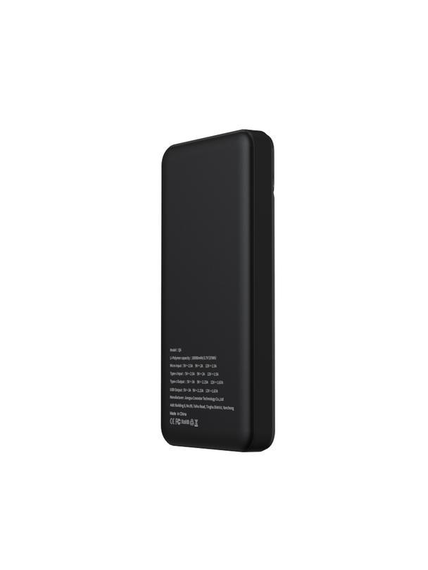 PURIDEA powerbank 10 000 mAh PD QC3.0 3A 20W Q6 czarny