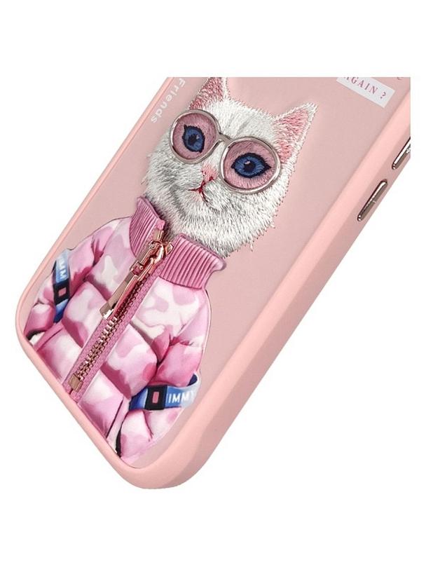 NIMMY futerał COOL&CUTE 2.0 Cat do IPHONE 16 różowy