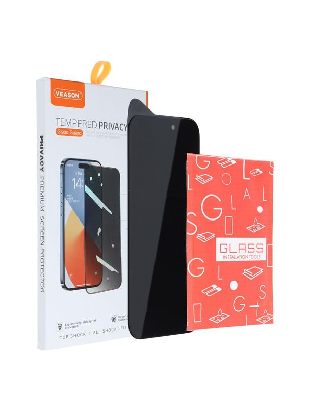Szkło Hartowane 6D Pro Veason Privacy Glass - do Iphone XR / 11 czarny