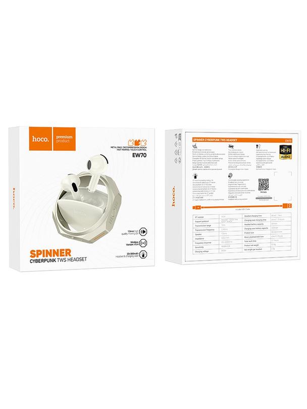 Słuchawki bezprzewodowe douszne Hoco EW70 złote