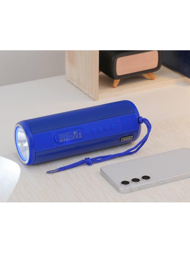 Głośnik bluetooth z latarką 2 x 15W 2h Hoco HC11 niebieski
